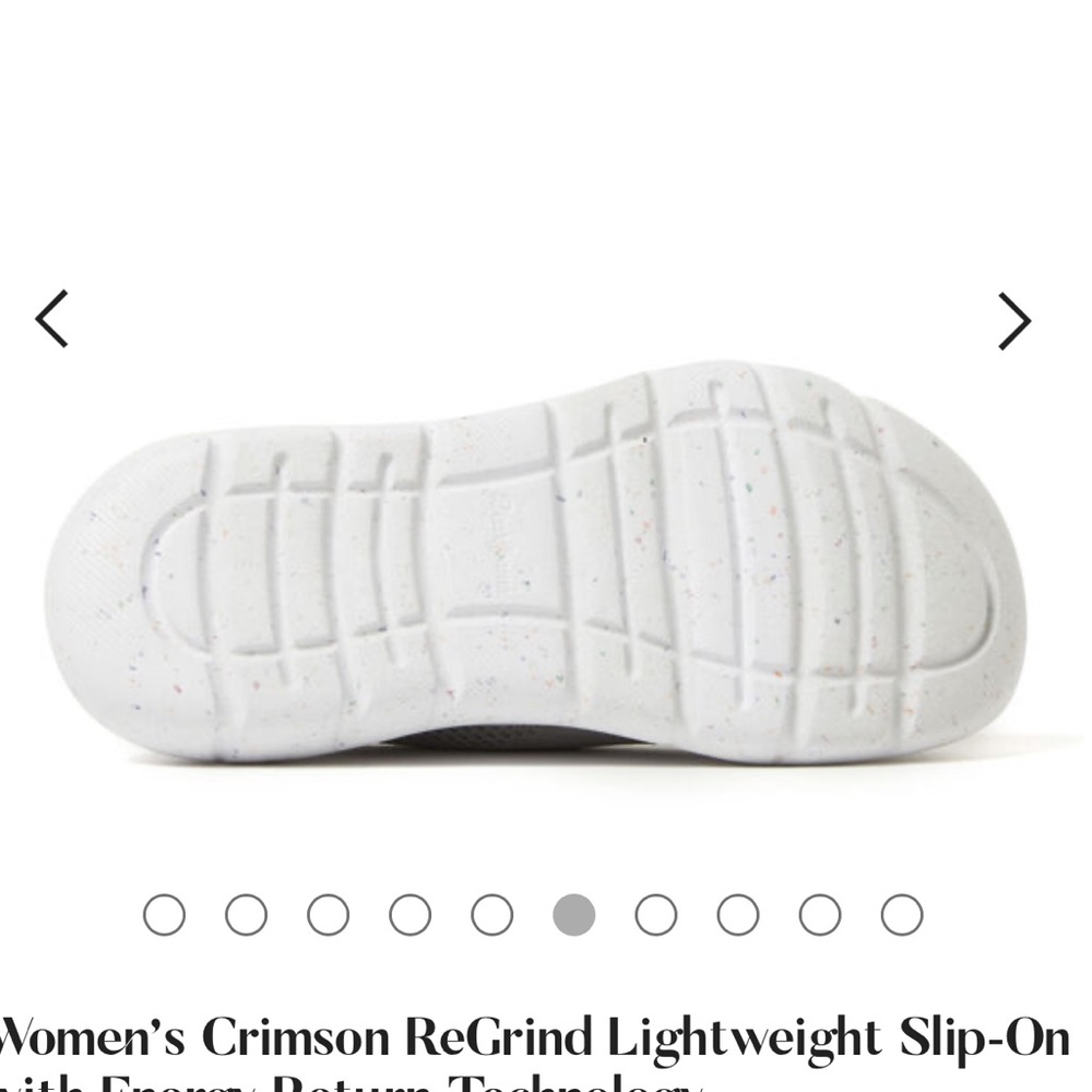 Women’s ReGrind Lightweight Slip-On Energy Return Technology Dearfoams sneakers - Picture 4 of 13